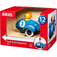Игрушка Brio Самолет Push & Go, 13 см (30264)