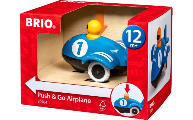 Іграшка Brio Літак Push & Go, 13 см (30264)