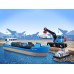 Игрушка корабль для железной дороги BRIO с вагоном-краном (33534) title=