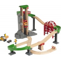 Игровой набор BRIO Погрузочный пункт с лифтом (33887)