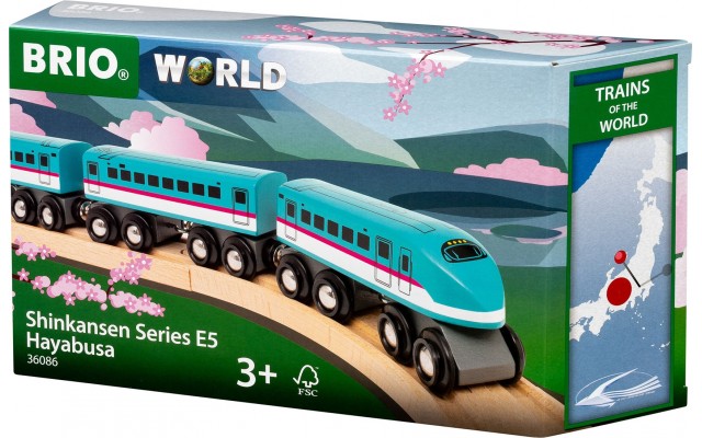 Игрушка Brio Поезд Shinkansen Hayabusa (36086)