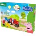 Игровой набор Brio Peppa Pig детская железная дорога с поездом и фигурками (36123) title=