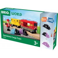 Игрушка Brio Грузовой поезд с камнями, меняющими цвет (36133)