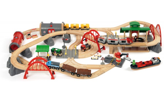 Деревянная железная дорога BRIO Deluxe (33052)
