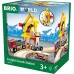 Дерев'яний вантажний пункт для залізниці BRIO з аксесуарами (33280) title=