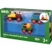 Игрушечный товарный паровоз на батарейках BRIO со светом (33319) title=