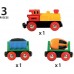 Игрушечный товарный паровоз на батарейках BRIO со светом (33319) title=