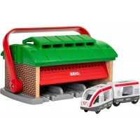 Игрушка BRIO Переносное депо с поездом (33474)