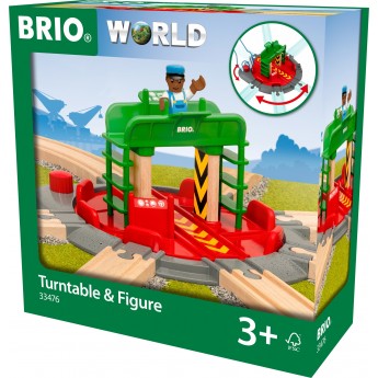 Поворотный перекресток для железной дороги BRIO на 7 направлений (33476)