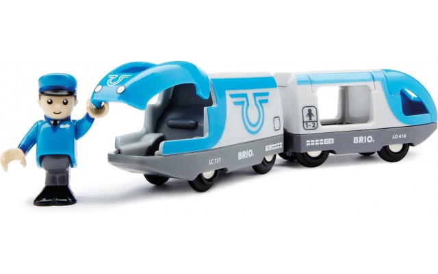 Игрушечный пассажирский поезд на батарейках BRIO (33506)
