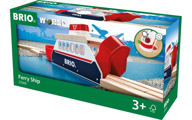 Деревянная игрушка Паром для железной дороги BRIO (33569)