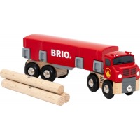 Игрушка грузовик-лесовоз BRIO с грузом (33657)
