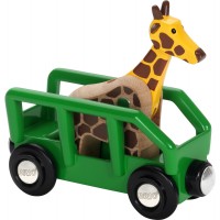 Игрушка вагончик BRIO с фигуркой жирафа (33724)