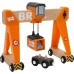 Игрушка портовый мостовой кран BRIO с вагончиком и грузом (33732) title=