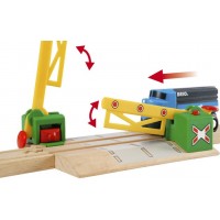 Игрушечный переезд для железной дороги BRIO на магнитах (33750)