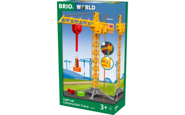 Игрушка башенный кран с магнитом и светом BRIO (33835)