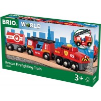 Іграшка пожежний поїзд для залізниці BRIO (33844)