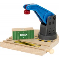 Игрушка вращающийся подъемный кран BRIO с грузом (33866)