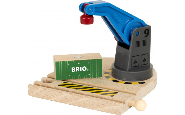 Игрушка вращающийся подъемный кран BRIO с грузом (33866)