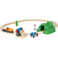 Детская железная дорога BRIO с погрузочным краном (33878)