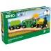 Іграшка поїзд з фігуркою носорога BRIO Сафарі (33964) title=