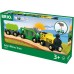 Іграшка поїзд з фігуркою носорога BRIO Сафарі (33964) title=
