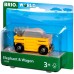 Іграшка вагончик BRIO з фігуркою слона (33969) title=