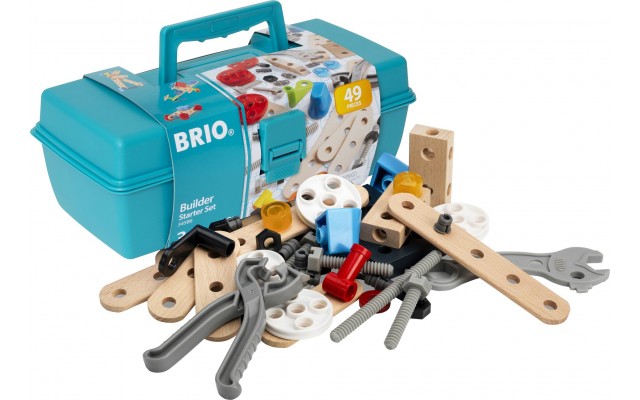 Конструктор BRIO Builder з болтами, гайками та інструментом, 49 деталей (34586)