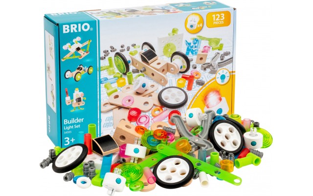 Конструктор инженерный BRIO Builder со светом и инструментом (34593)