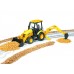 Игрушка Bruder тягач MAN с экскаватором JCB MIDI CX (01654) title=