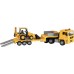 Игрушка Bruder тягач MAN с экскаватором JCB MIDI CX (01654) title=