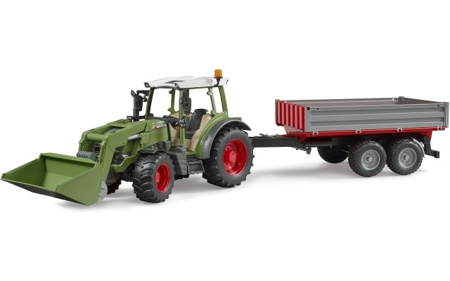 Іграшка Bruder трактор Fendt Vario 211 з причепом та навантажувачем (02182)