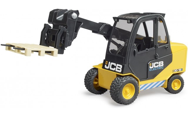 Игрушка Bruder погрузчик вилочный JBC Teletruck с поддоном (02512)