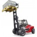 Игрушка Bruder погрузчик вилочный Linde HT160 с поддоном и  ящиками (02513) title=