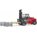 Игрушка Bruder погрузчик вилочный Linde HT160 с поддоном и  ящиками (02513) title=