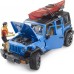Игрушка Bruder внедорожник Jeep Wrangler Unlimited Rubicon с каяком и фигуркой (02529) title=