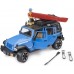 Игрушка Bruder внедорожник Jeep Wrangler Unlimited Rubicon с каяком и фигуркой (02529) title=
