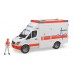Машинка Bruder скорая помощь Mercedes Sprinter с водителем (02536) title=