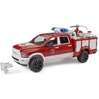 Машинка Bruder пожарный джип Dodge RAM 2500 с водой, светом, звуком (02544)