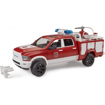 Машинка Bruder пожарный джип Dodge RAM 2500 с водой, светом, звуком (02544)