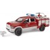 Машинка Bruder пожарный джип Dodge RAM 2500 с водой, светом, звуком (02544) title=