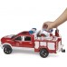 Машинка Bruder пожарный джип Dodge RAM 2500 с водой, светом, звуком (02544) title=
