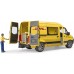 Машинка Bruder фургон Mercedes Sprinter DHL з водієм і аксесуарами (02671) title=