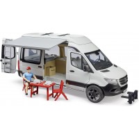 Машинка Bruder Кемпер Mercedes Sprinter с водителем и аксессуарами (02672)