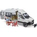 Машинка Bruder Кемпер Mercedes Sprinter з водієм і аксесуарами (02672) title=