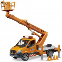 Игрушка Bruder автовышка Mercedes с телескопической платформой и сиреной (02679)
