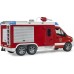 Игрушка Bruder пожарная машина Mercedes с помпой для воды, свет и звук (02680) title=