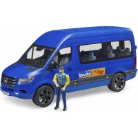 Машинка Bruder микроавтобус Mercedes Sprinter с фигуркой водителя (02681)