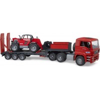 Игрушка Bruder тягач MAN TGA с погрузчиком Manitou (02774)