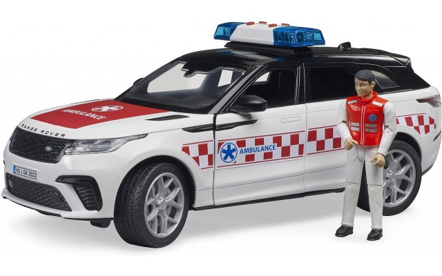 Іграшка Bruder джип швидкої допомоги Range Rover з фігуркою (02885)